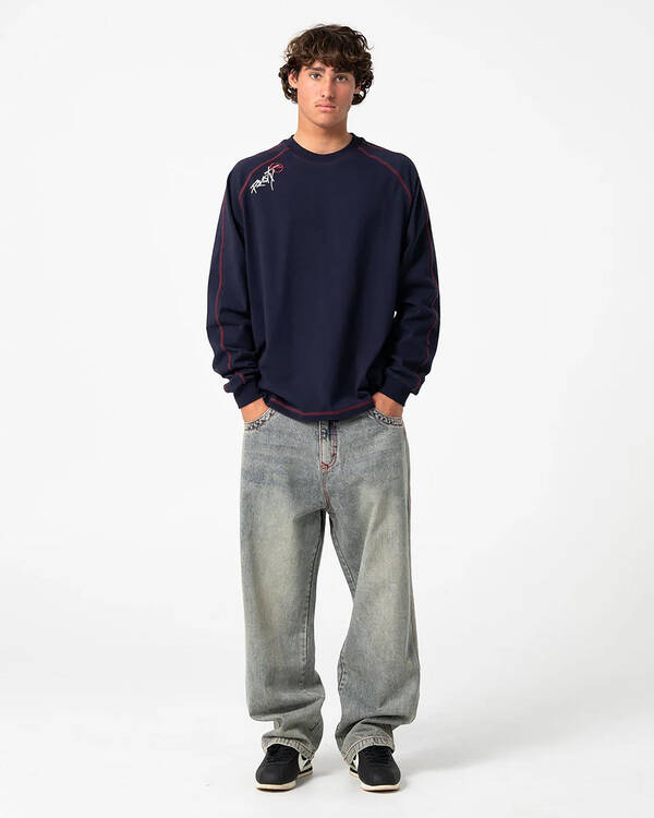 Rusty Redemption Baggy Jeans for Mens