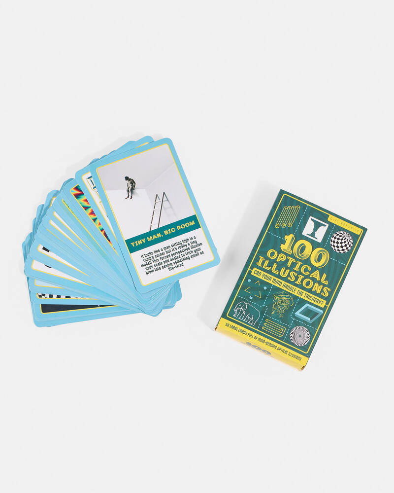 Gift Republic 100 Optical Illusions Cards for Unisex