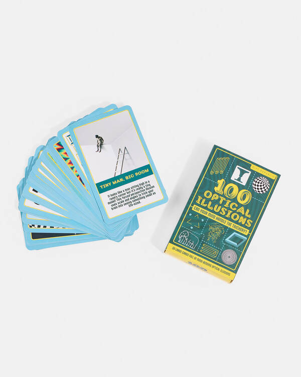 100 Optical Illusions Cards