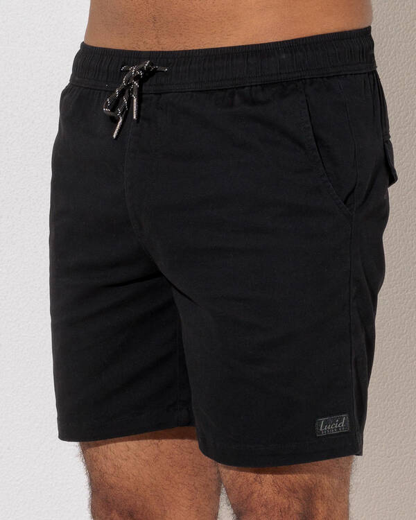 Lucid Toggle Elastic Waist Shorts for Mens