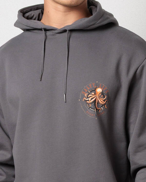 Salty Life Compass Hoodie for Mens