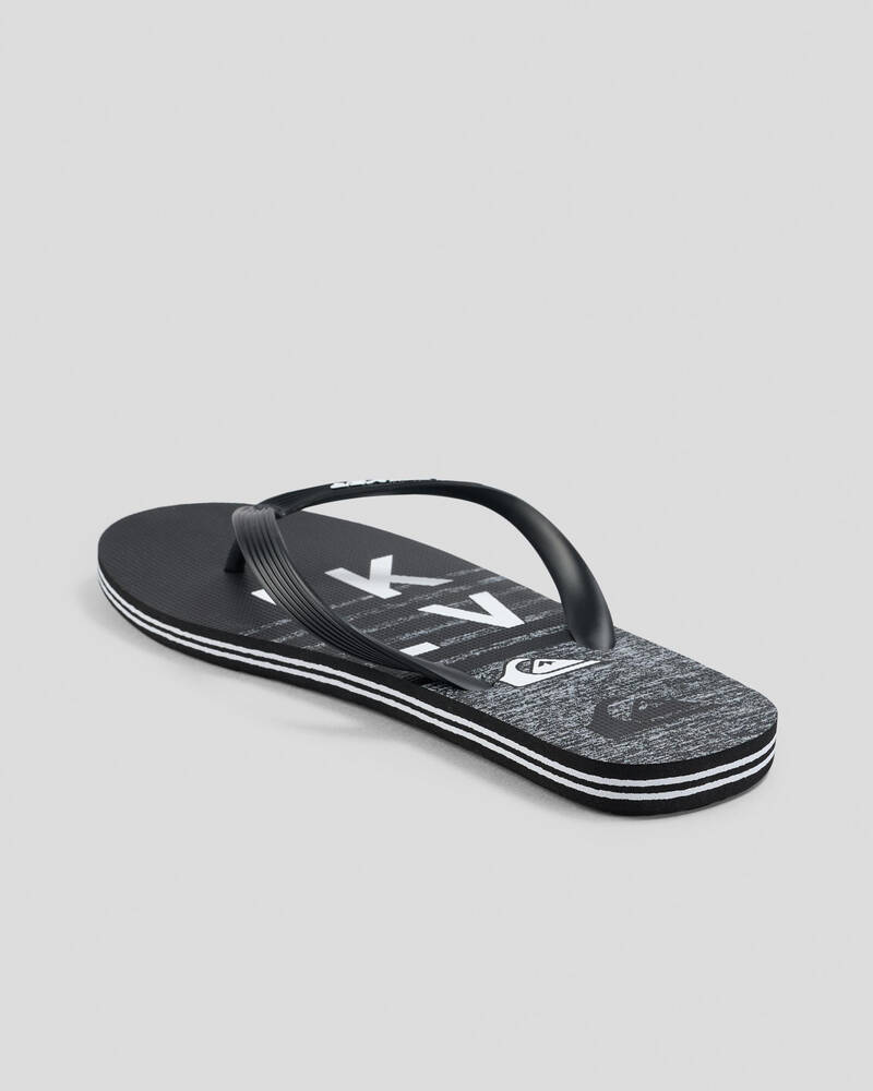 Quiksilver Moncata Wordmark Thongs for Mens