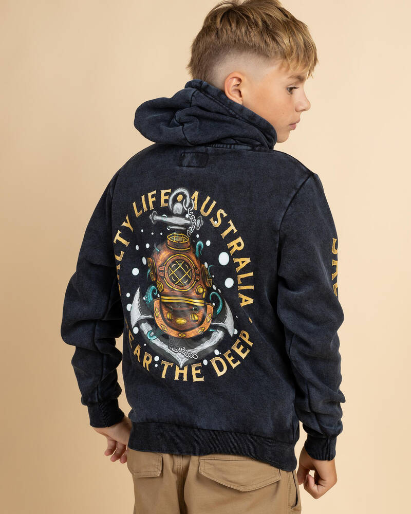 Salty Life Boys' Fear The Deep Hoodie for Mens