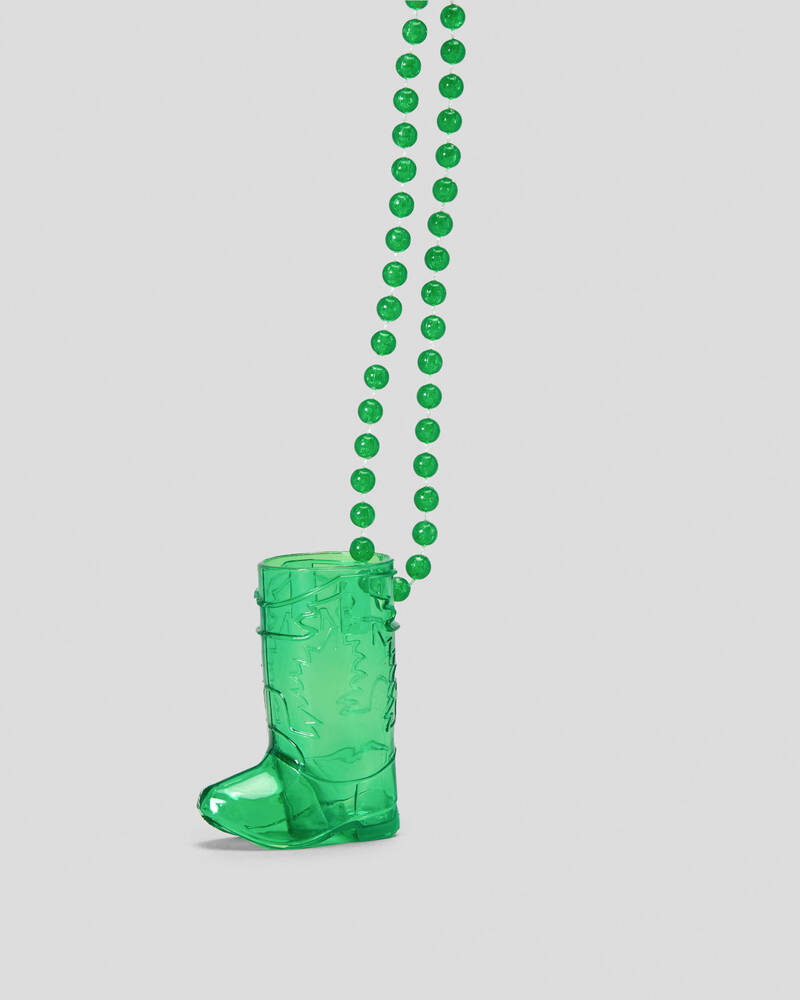 Miscellaneous Cowboy Boot Shot Glass Necklace for Mens