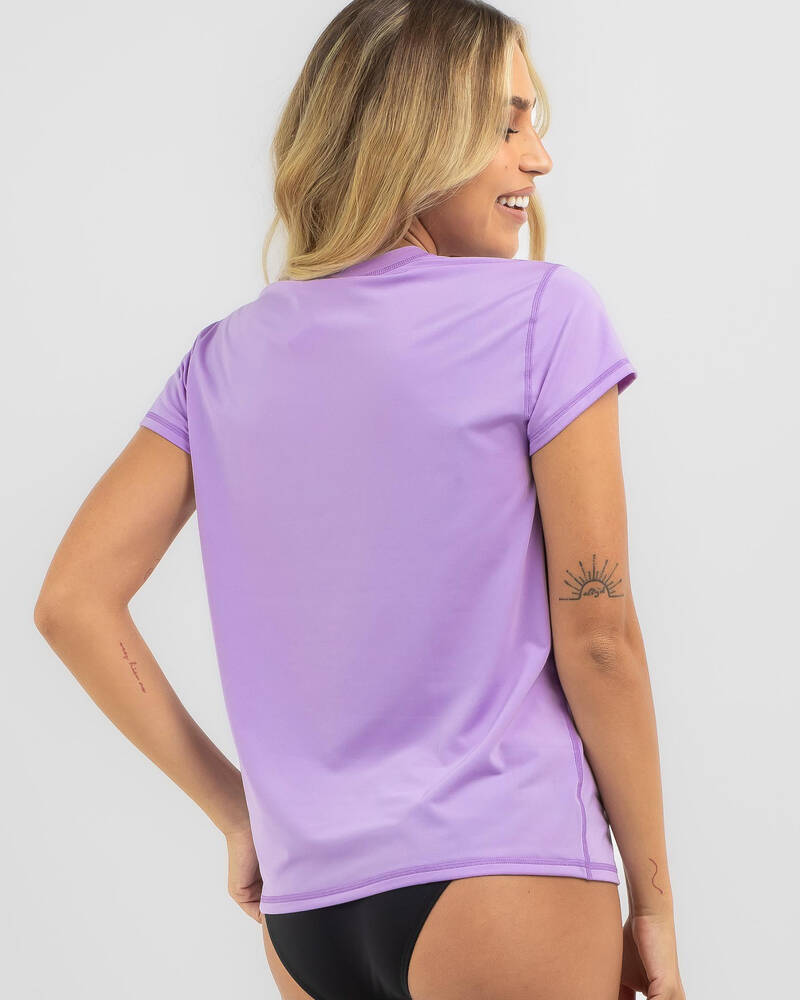Billabong Sundays Short Sleeve Rash Vest for Womens