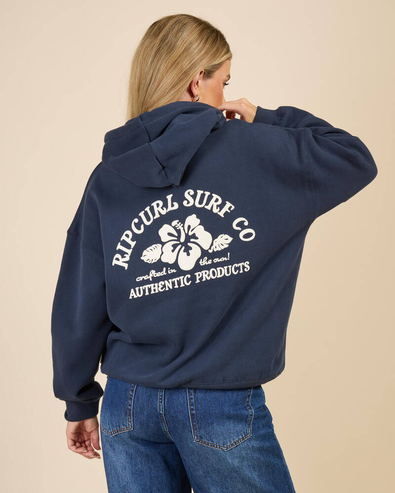 Rip Curl Surf Party Puff Heritage Hoodie for Womens