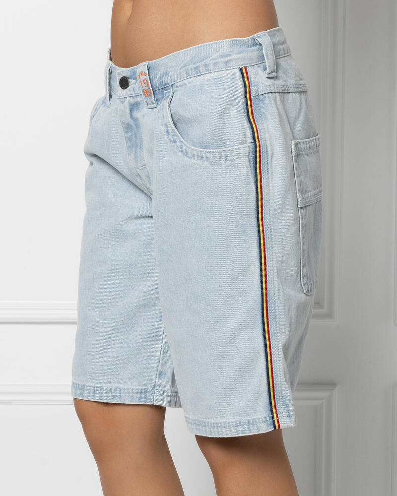 Rusty Flip Mommy Denim Shorts for Womens