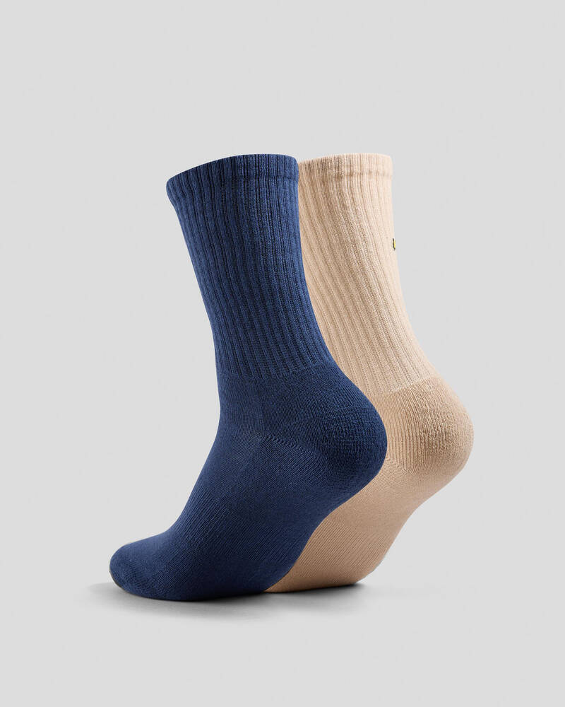 Santa Cruz Boys' Summer 76 Stack Crew Sock 2 Pack for Mens