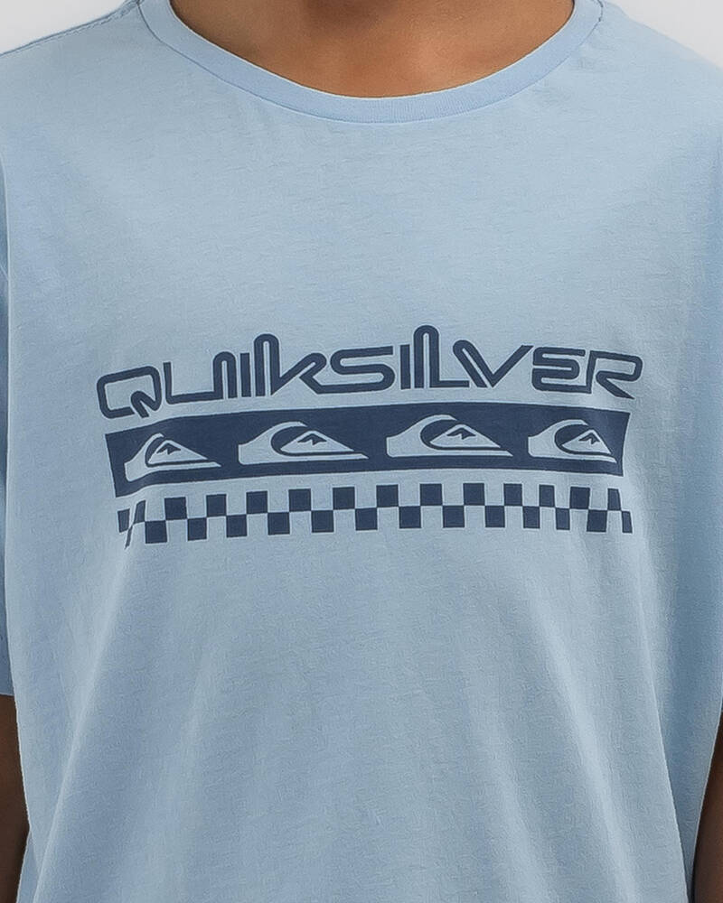 Quiksilver Boys' Omni Check Turn T-Shirt for Mens