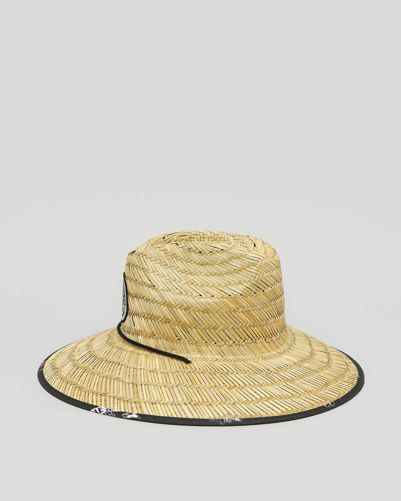The Mad Hueys Surf Fish Party Straw Hat for Mens
