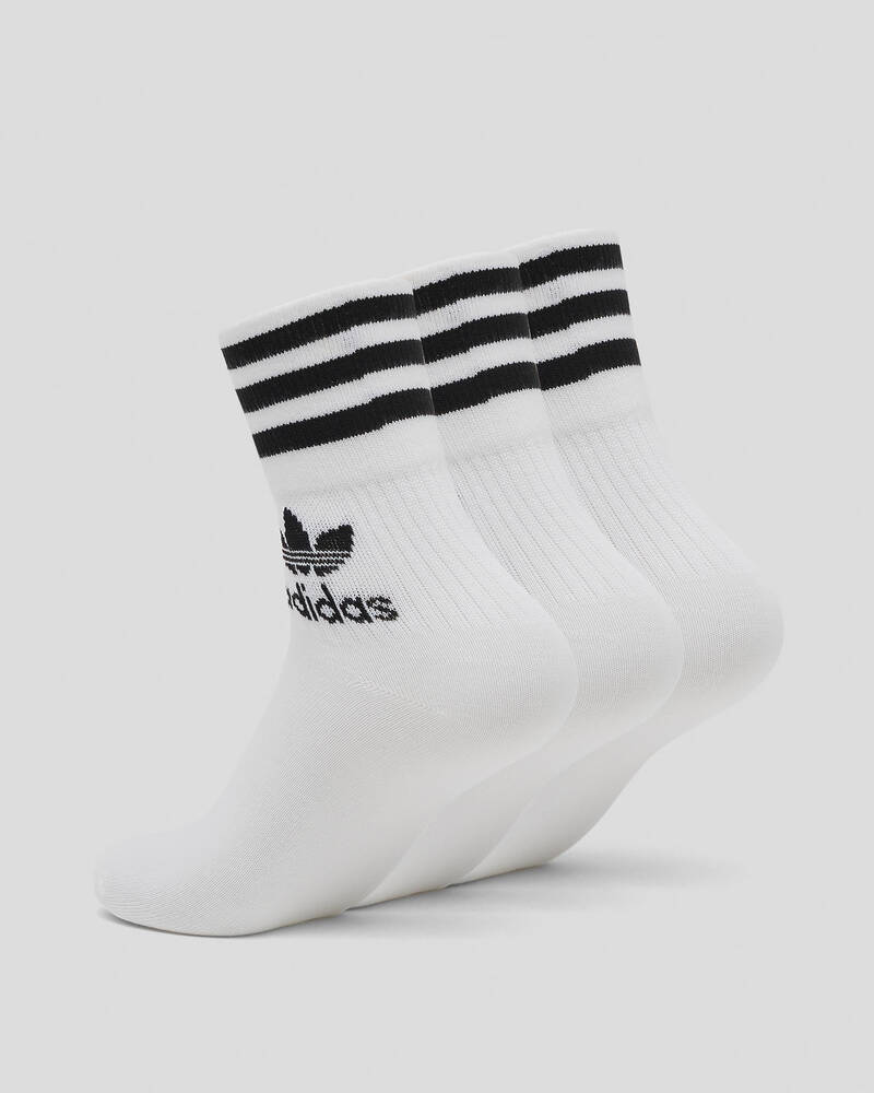 adidas Boys' Mid Cut Crew Socks for Mens