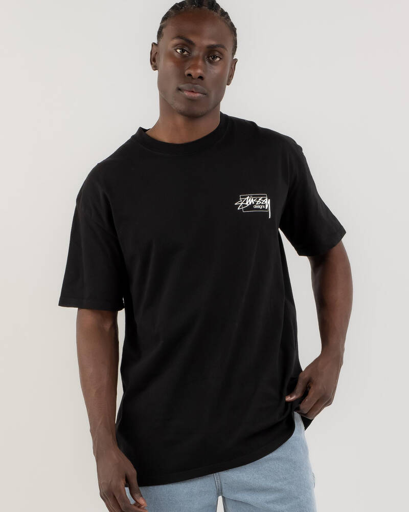 Stussy Designs 50-50 T-Shirt for Mens