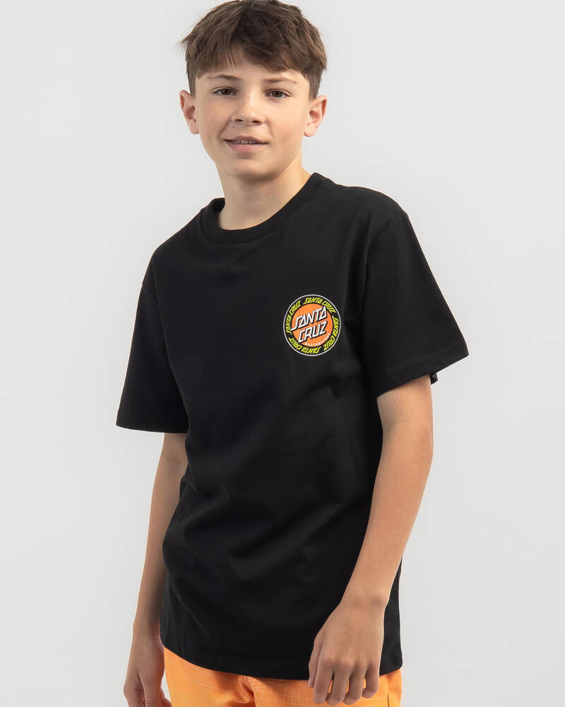 Santa Cruz Boys' Outer Ringed Dot T-Shirt for Mens