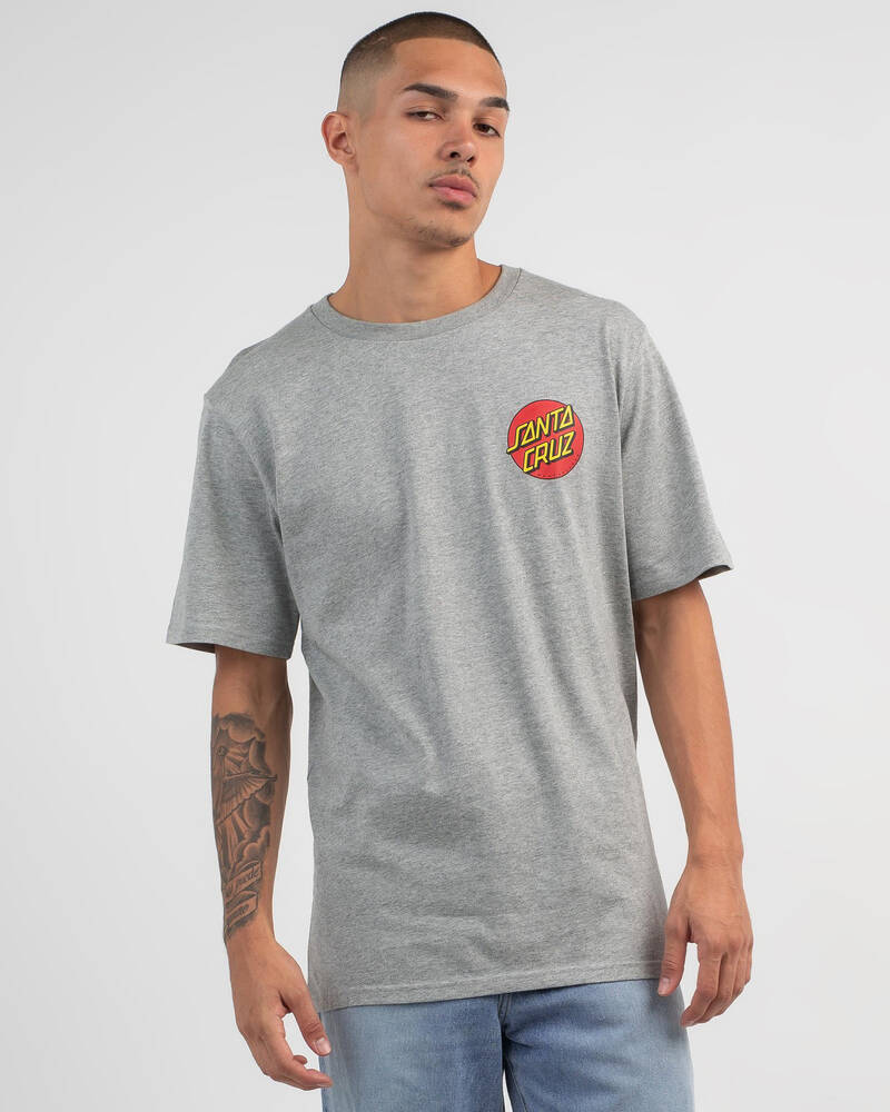 Santa Cruz Classic Dot Chest T-Shirt for Mens