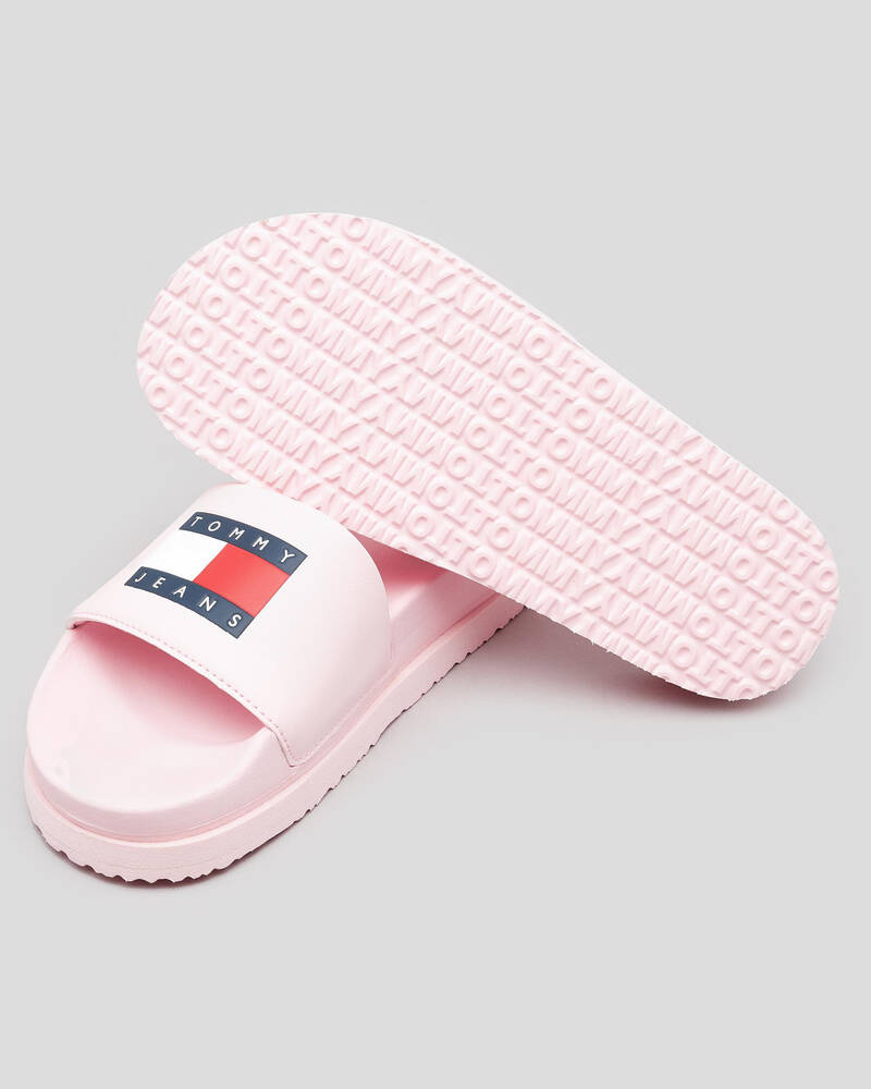 Tommy Hilfiger Knit Pool Slide Sandals for Womens
