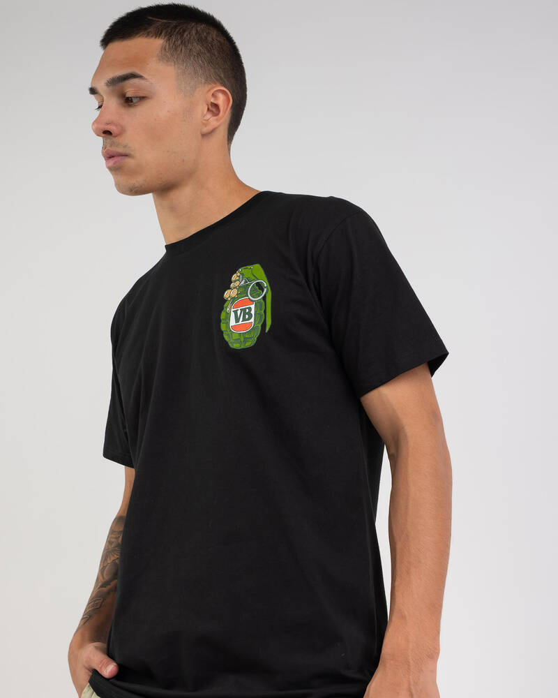 Victor Bravo's Green Grenade T-Shirt for Mens