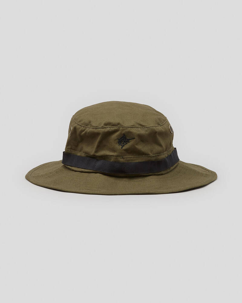 Salty Life Solo Wide Brim Hat In Olive/black - Fast Shipping & Easy ...