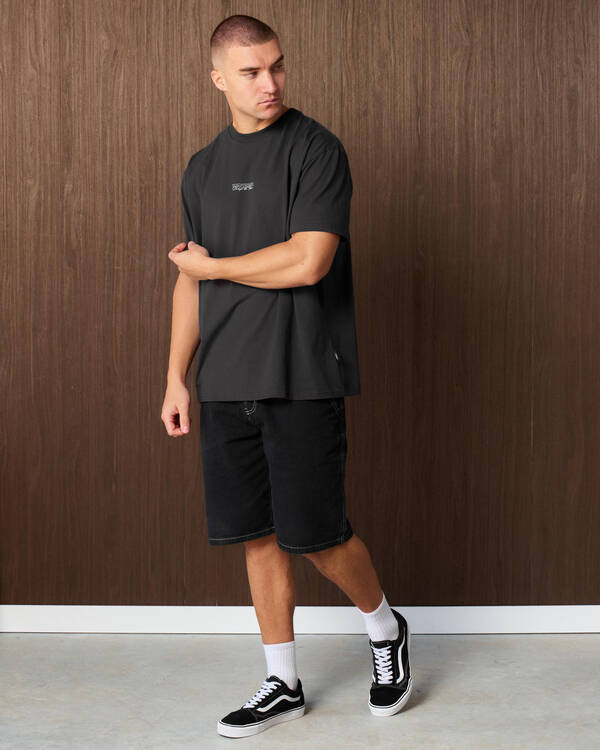 Lucid League Denim Walk Shorts for Mens