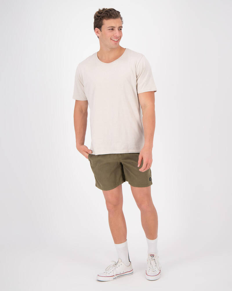 Rusty Dynamic Elastic Waist Shorts for Mens