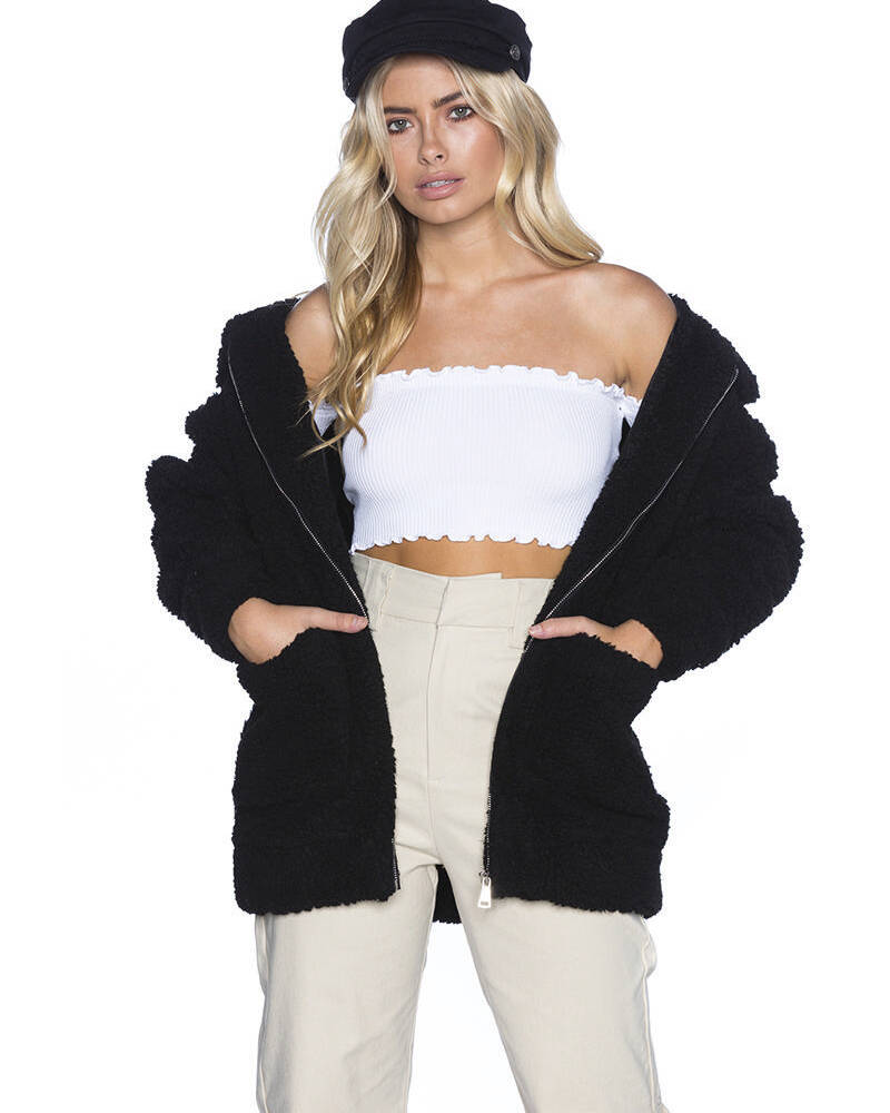 Ava And Ever Teddy Jacket for Womens