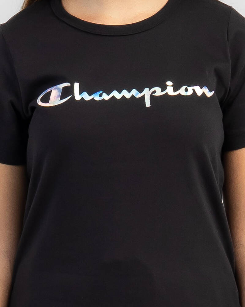 Champion Girls' Foil T-Shirt for Womens