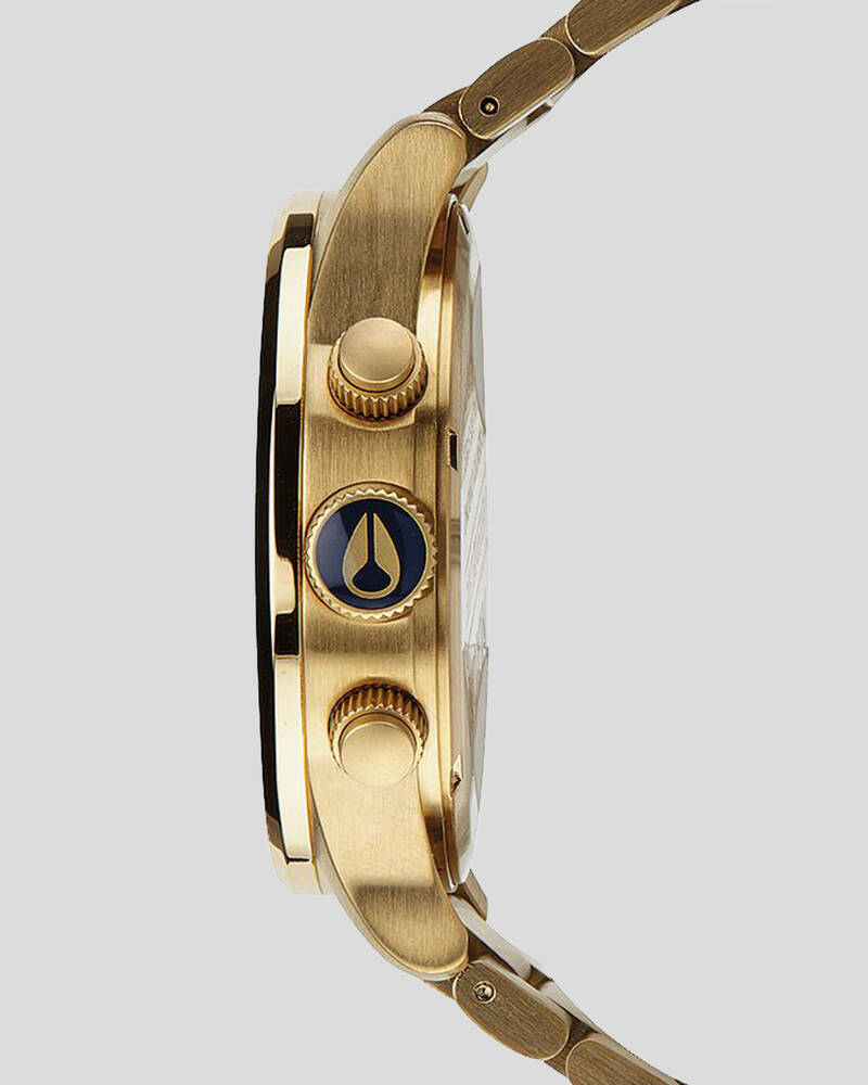 Nixon Sentry Chrono Gold/Blue Watch for Mens