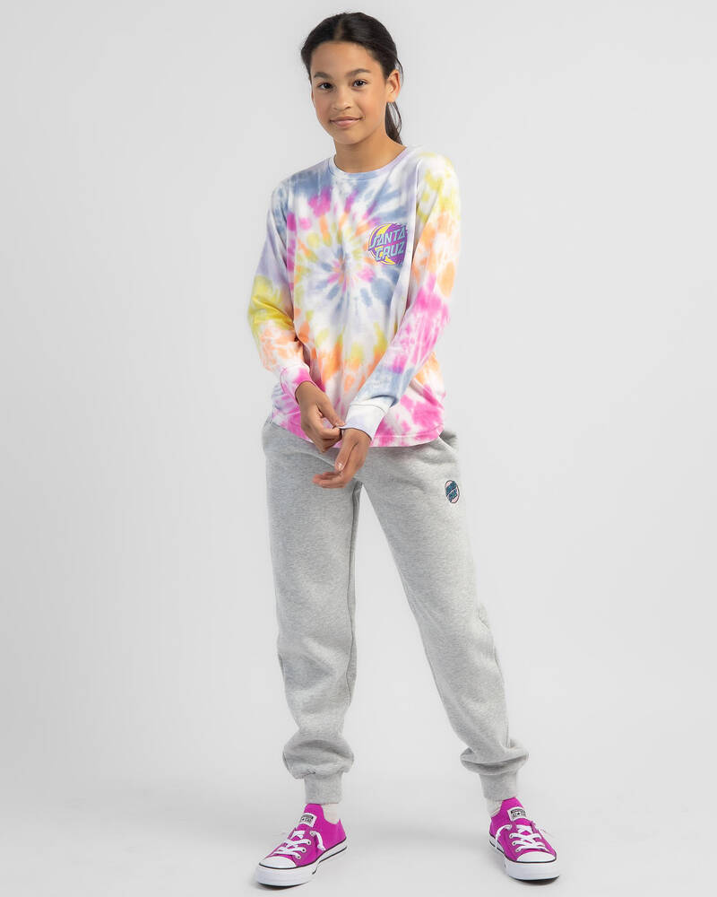 Santa Cruz Girls' Eclipse Dot Long Sleeve T-Shirt for Womens