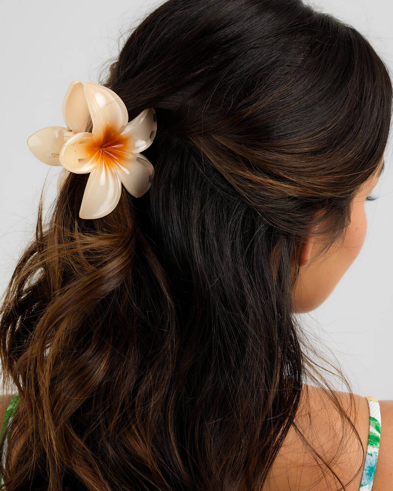 Karyn In LA Frangipani Hair Claw Clip for Womens
