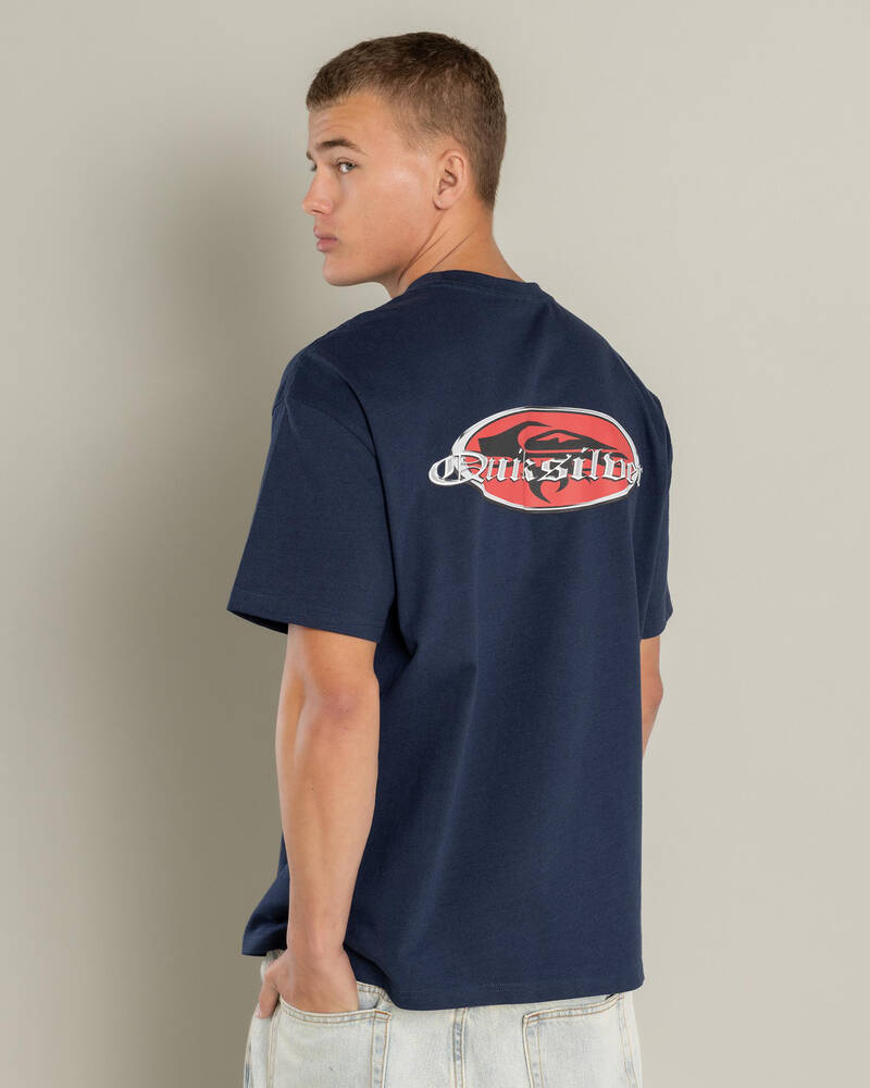 Quiksilver Mercury Chrome Old English T-Shirt for Mens