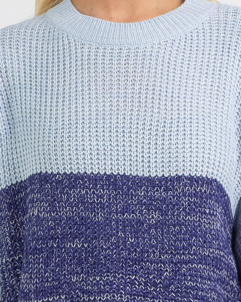 Label Of Love Blue Mountains Knit Jumper for Womens
