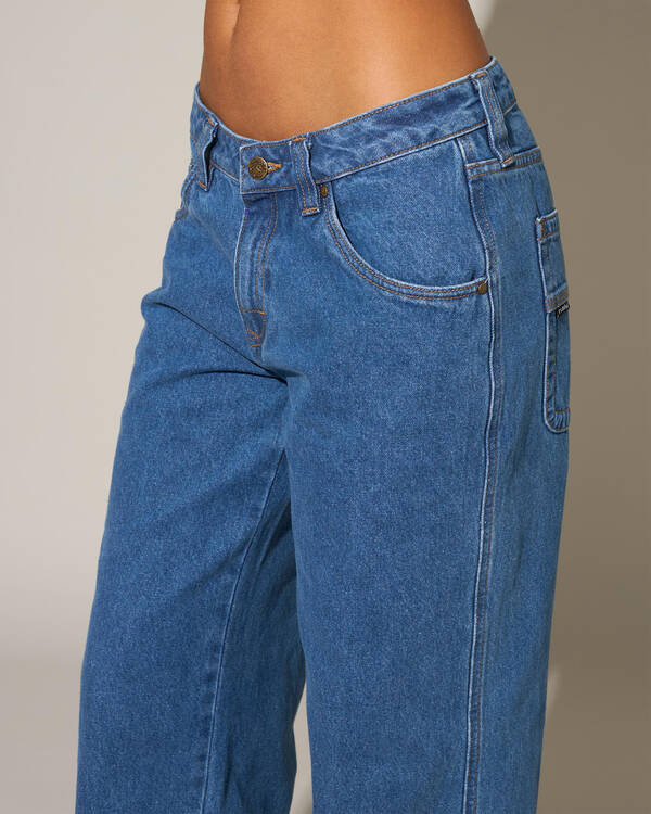 Rusty Lucy Loose Low Rise Jeans for Womens