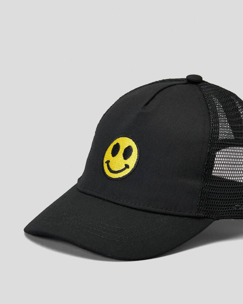 Lucid Boys' Smiley Trucker Cap for Mens