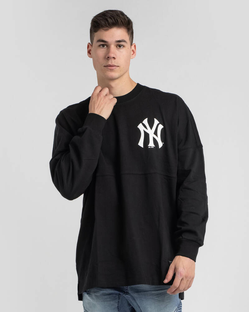 Majestic Rando NY Yankees Long Sleeve T-Shirt for Mens