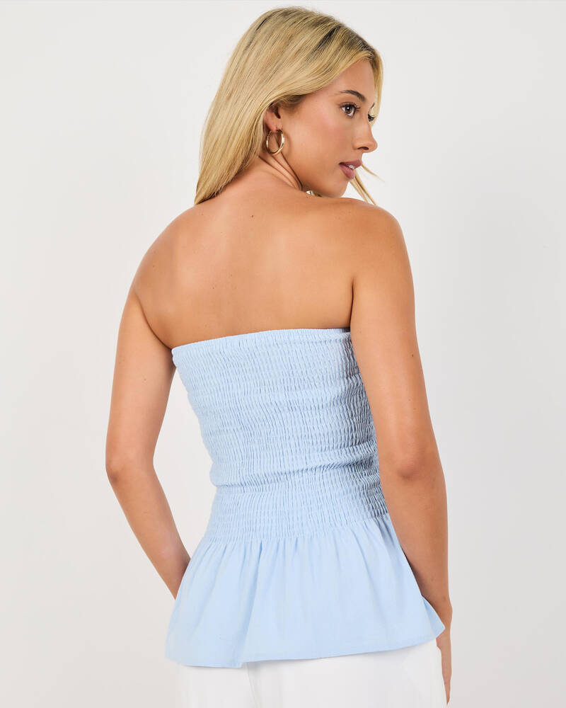 Mooloola Izzy Peplum Tube Top for Womens