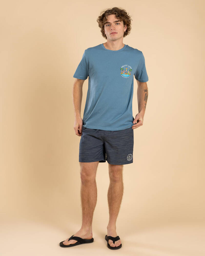 Salty Life Sail Elastic Waist Shorts for Mens