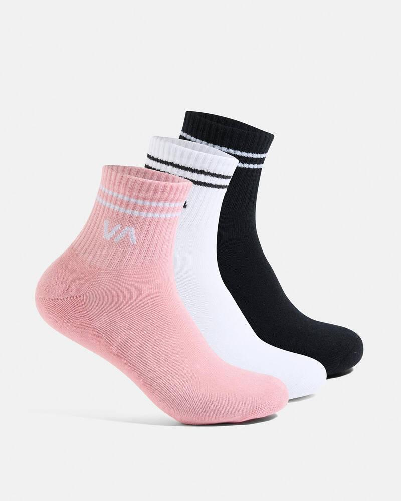 RVCA VA Mini Crew Sock Pack for Womens