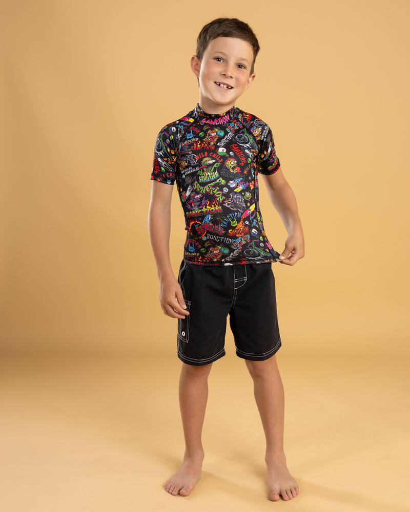 Sanction Toddlers' Shrill Short Sleeve Rash Vest for Mens