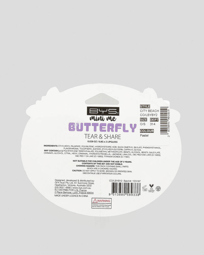 BYS Butterfly BFF Lip Balm Pack for Womens