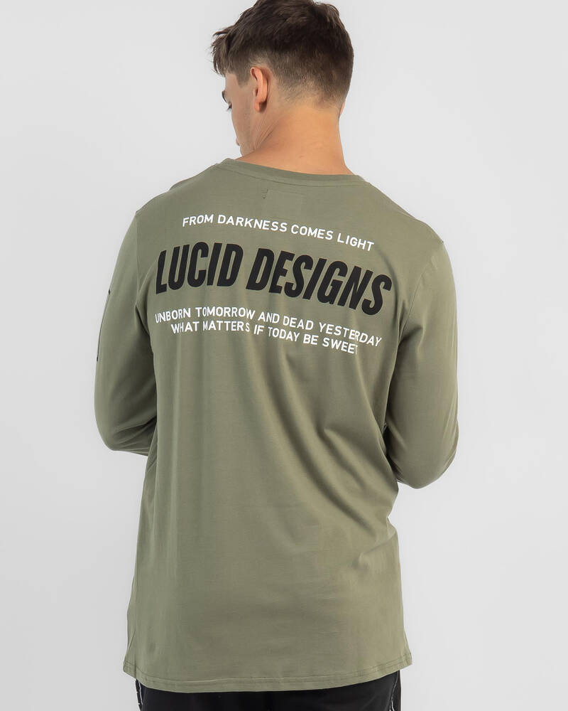 Lucid Moonlight Long Sleeve T-Shirt for Mens