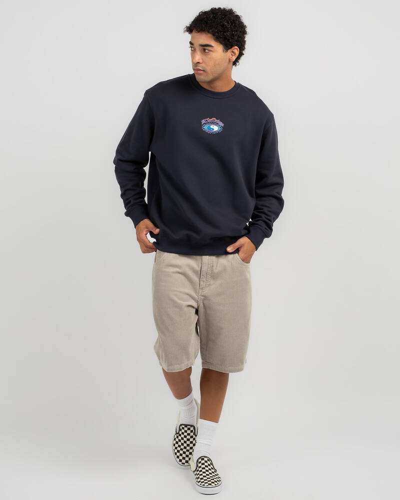 Town & Country Surf Designs North Shore Crew Fleece Sweatshirt for Mens