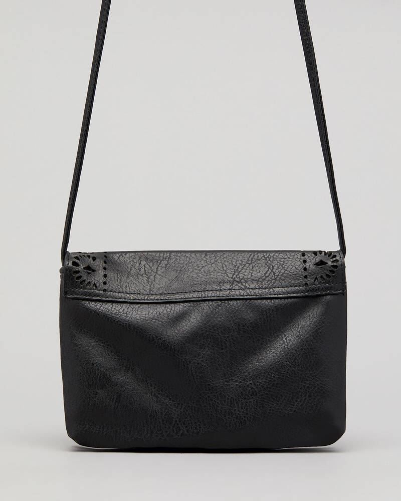 Shop Billabong Eddie Crossbody Bag In Black Fast Shipping & Easy