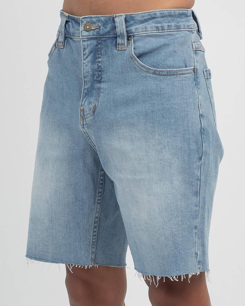 Rip Curl Washed Denim Walk Shorts for Mens