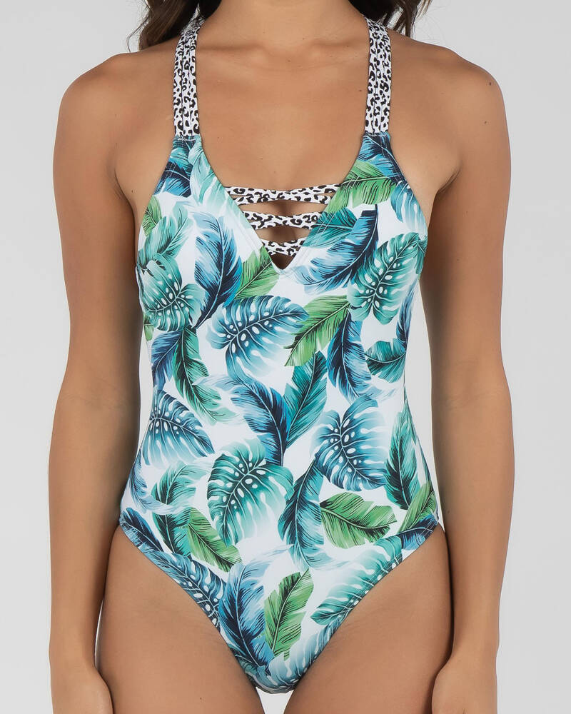Kaiami Key Largo Palms One Piece Swimsuit for Womens