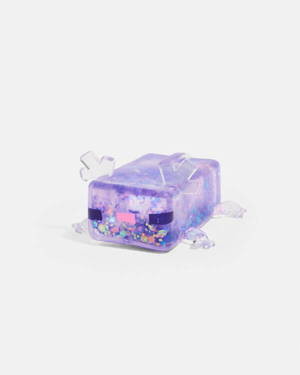Axolotl Block Glitter Squishy Fidget Toy