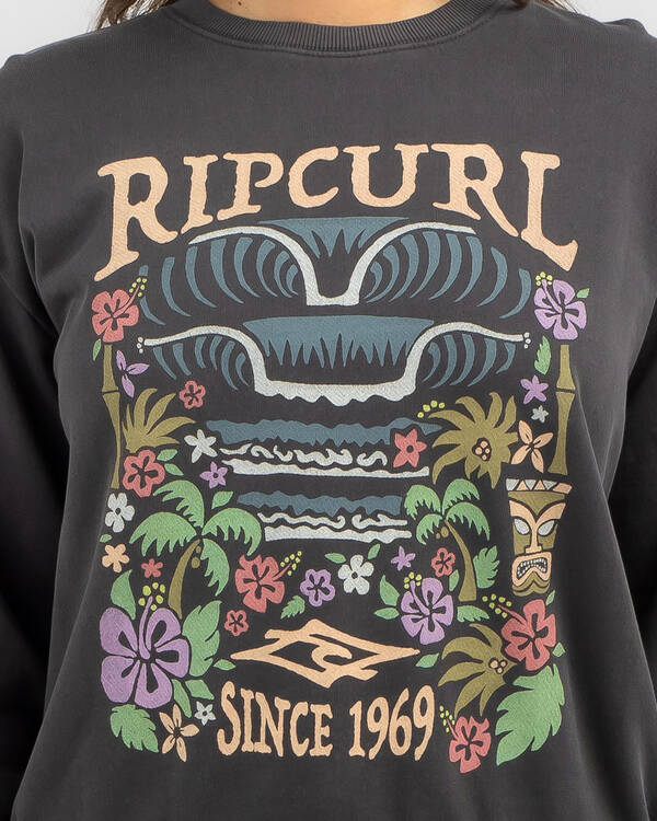 Rip Curl Tiki Tropic Crewneck Sweatshirt for Womens