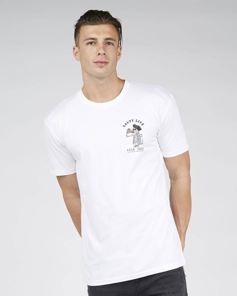 Salty Life Wasted T-Shirt for Mens