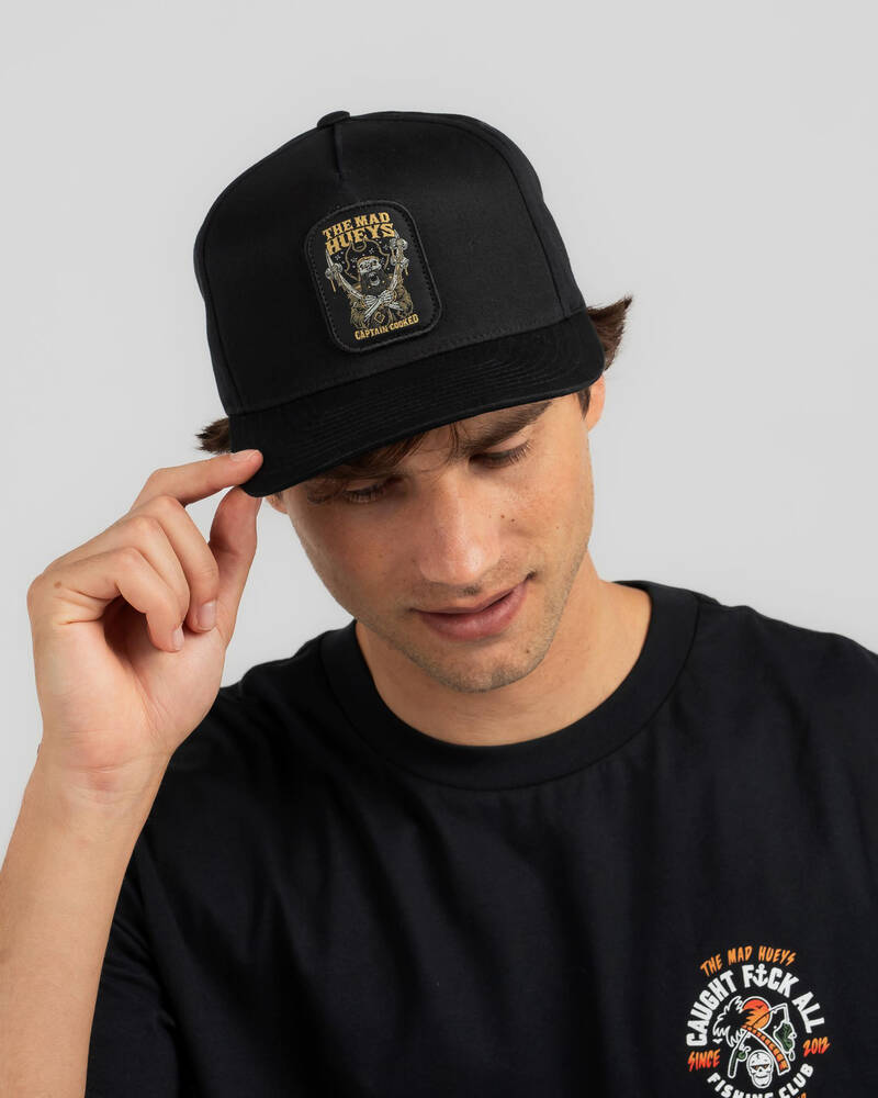 The Mad Hueys Captain Cooked Twill Snapback Cap for Mens