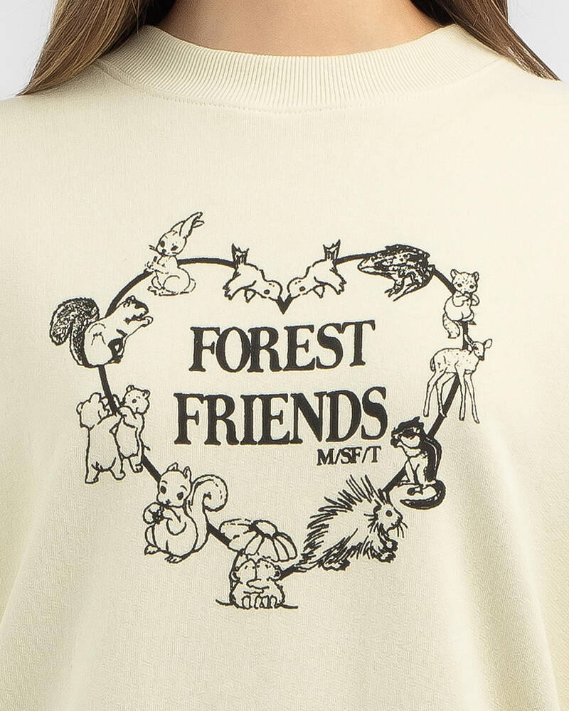 M/SF/T Forest Friends Oversized Sweatshirts for Womens