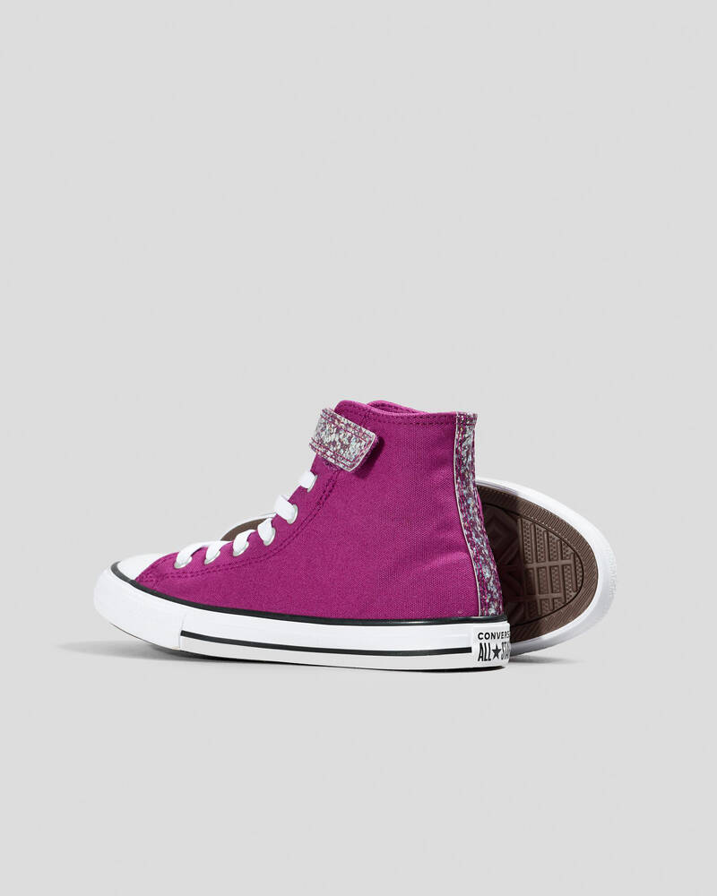 Converse Girls' Chuck Taylor All Star Shimmer Easy-On Shoes for Womens