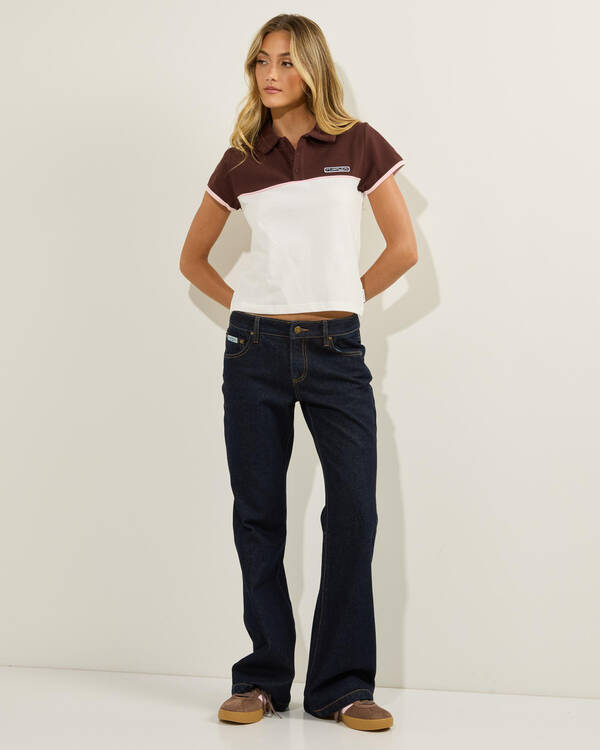 Rusty Insert Dad Joke Here Baby Polo T-shirt for Womens